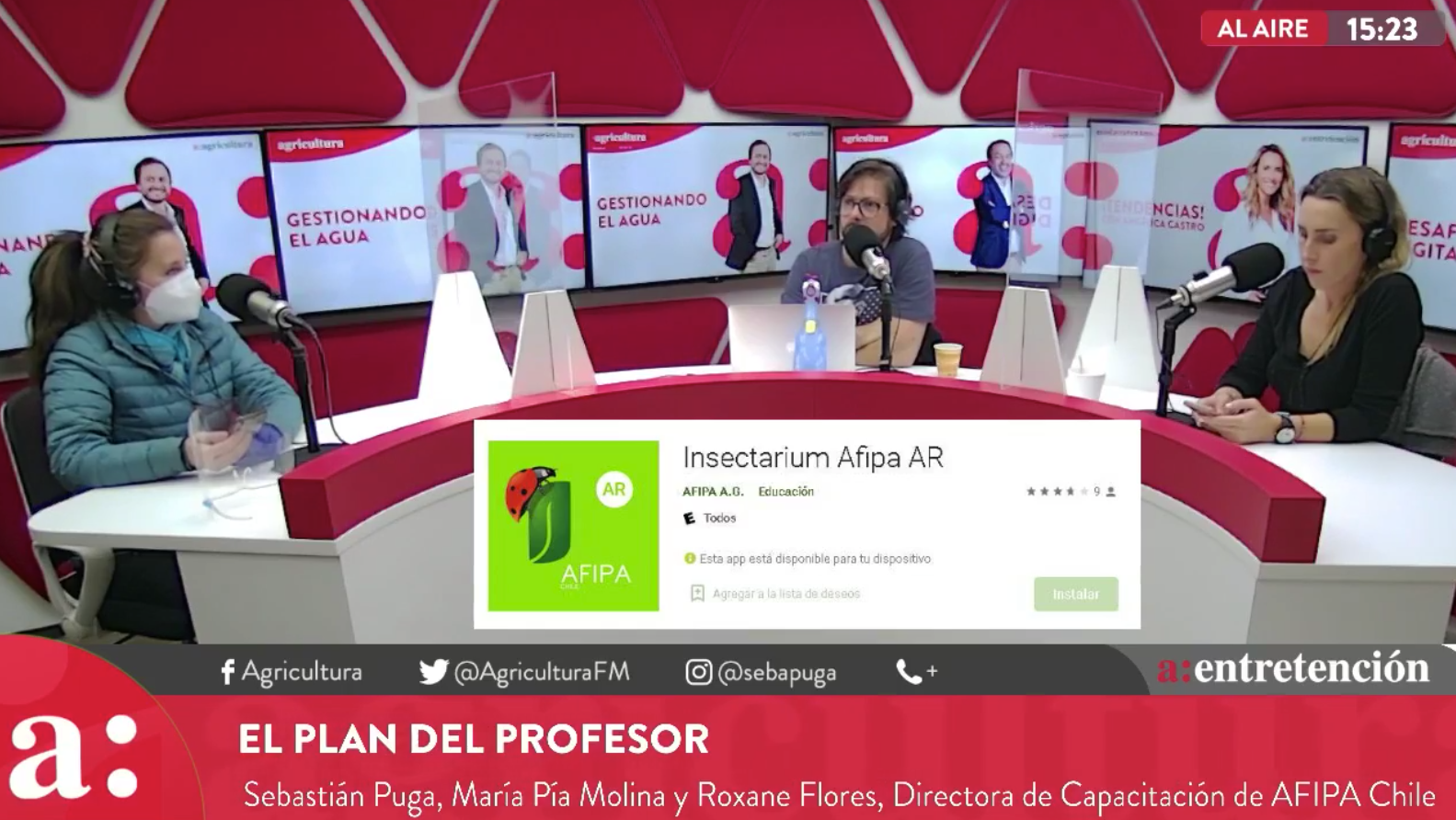 Lee más sobre el artículo Directora de Capacitaciones de AFIPA conversó en radio Agricultura sobre la nueva App INSECTARIUM AFIPA