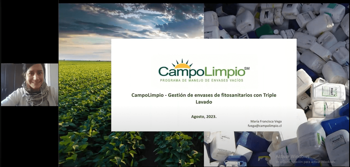 Lee más sobre el artículo CampoLimpio realiza webinar sobre gestión de envases con Triple Lavado