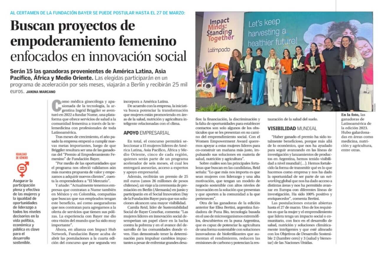 Lee más sobre el artículo Buscan proyectos de empoderamiento femenino enfocados en innovación social