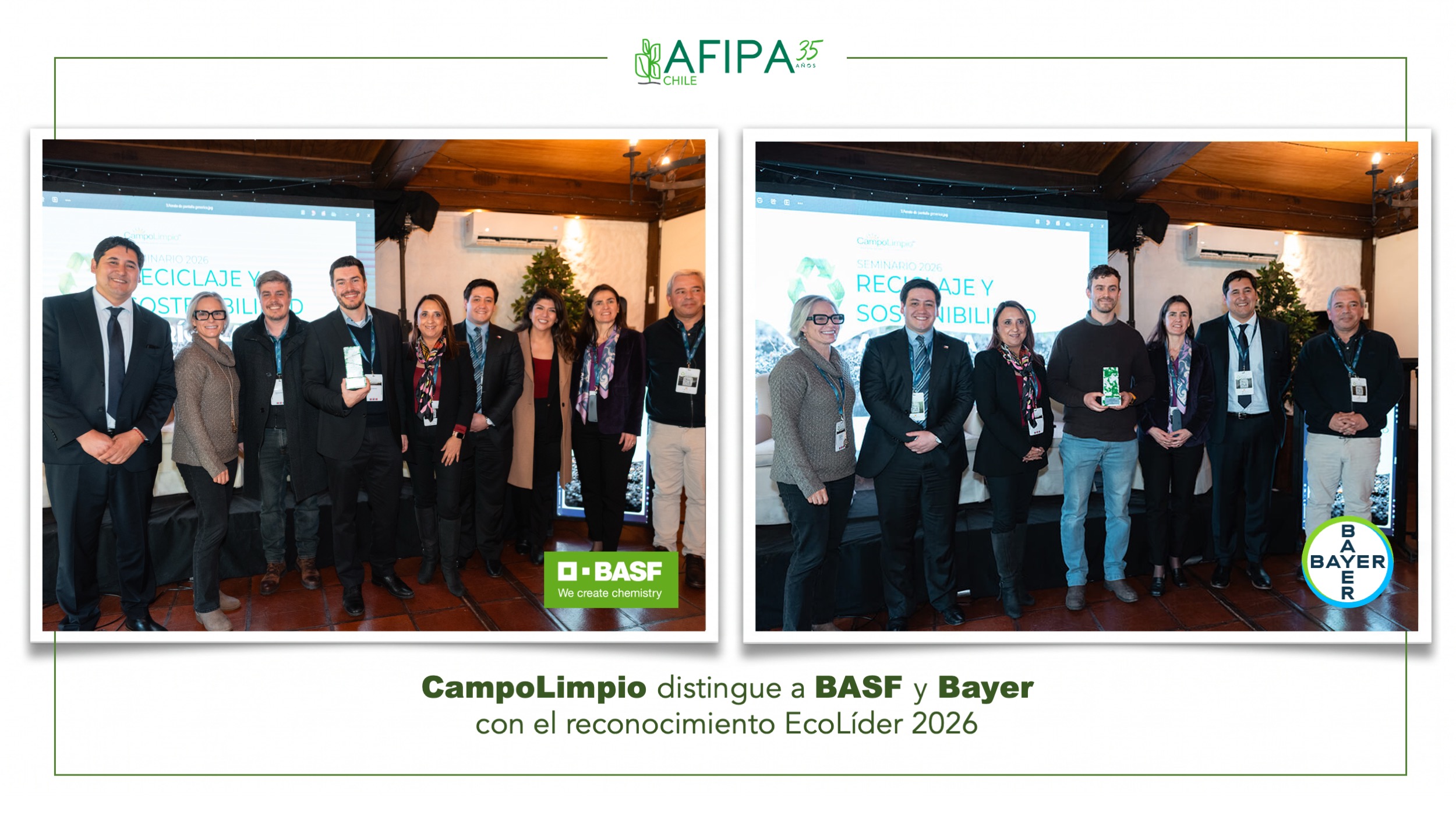 Lee más sobre el artículo BASF y Bayer son galardonadas con el premio EcoLíder CampoLimpio por su impulso a la sostenibilidad agrícola
